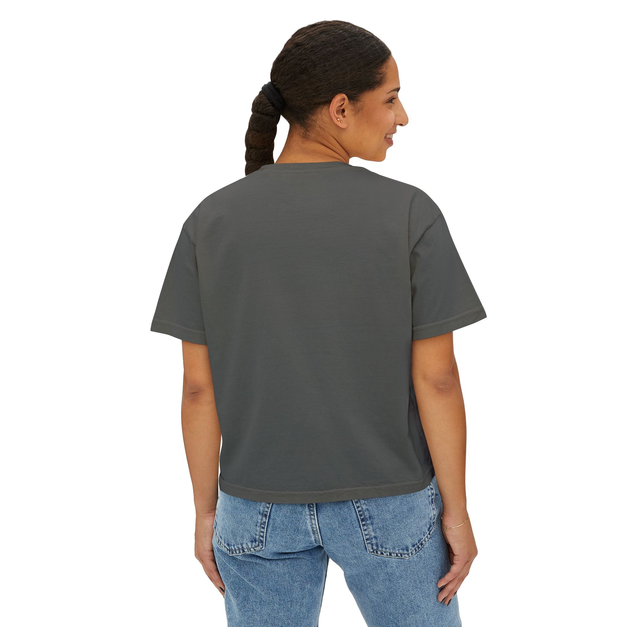 Dead Inside, Still Clocked In Women's Boxy Tee