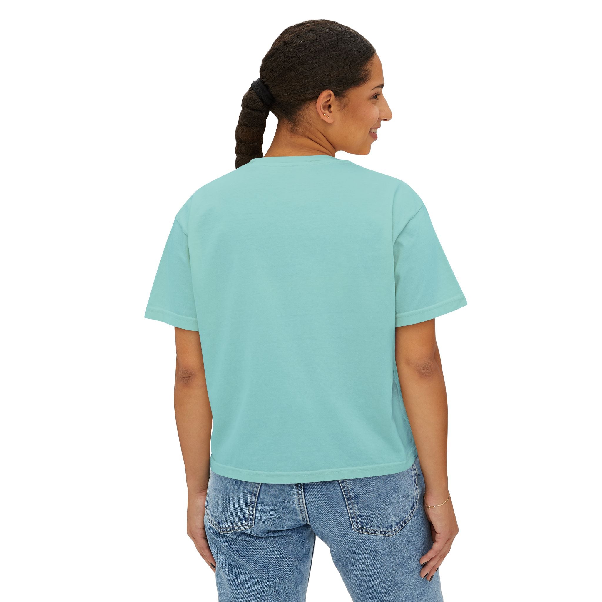 Dead Inside, Still Clocked In Women's Boxy Tee